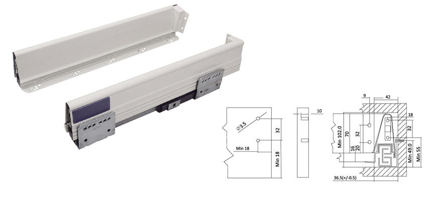 Soft Close Metal Box